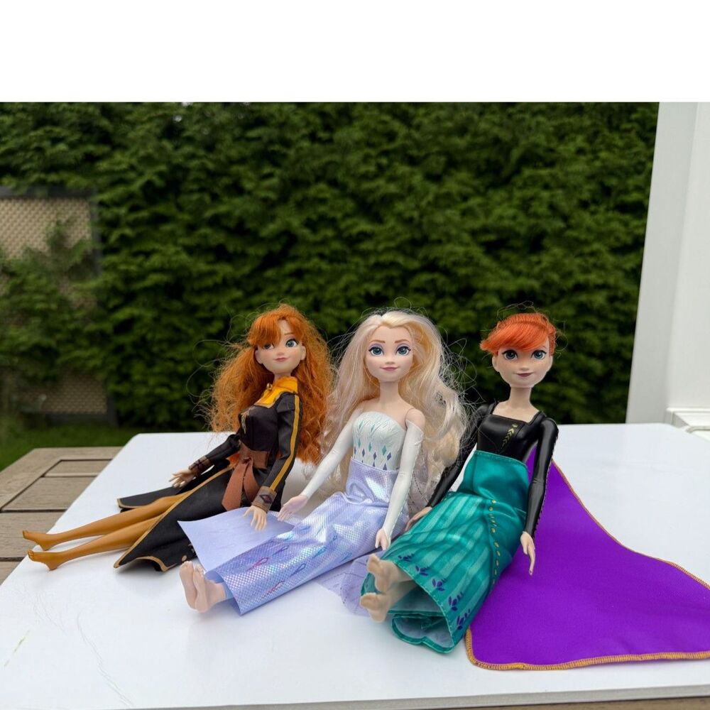 Disney Frozen 2 Doll Lot 3 Elsa Anna Queen Snow Queen Epilogue Fashion Set